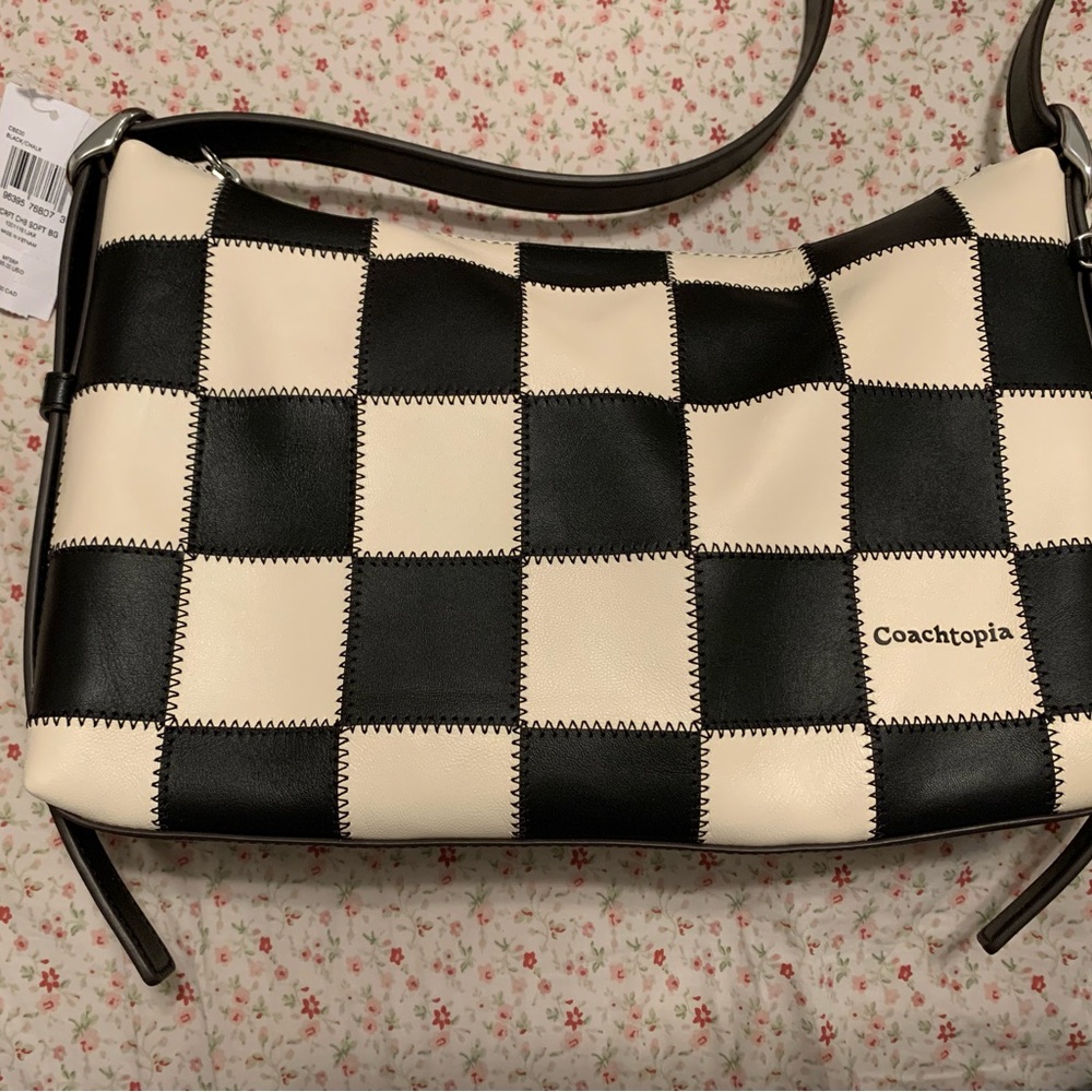 Coachtopia Coach Alter/Ego Shoulder Bag In Checkerboard Upcrafted Leather Purses